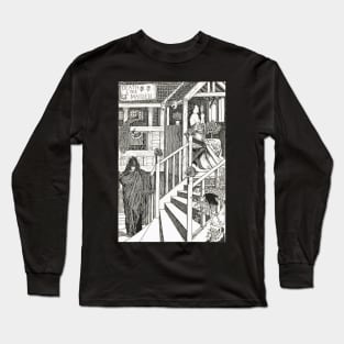 Death & the Maiden by Byam Shaw 1895 Long Sleeve T-Shirt